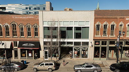 Photograph of the properties facade from across the street.